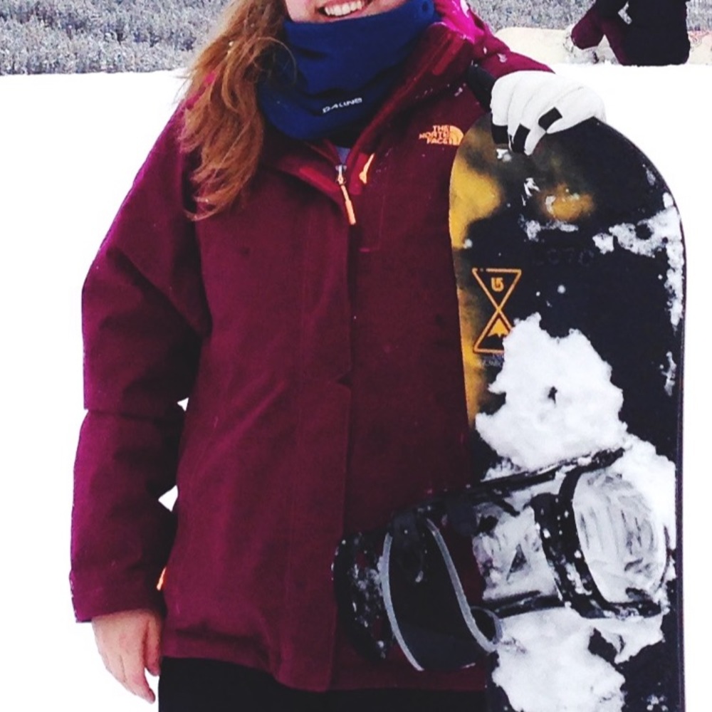 NORTH FACE INLUX JACKET SKI SNOWBOARD HEATHER PINK